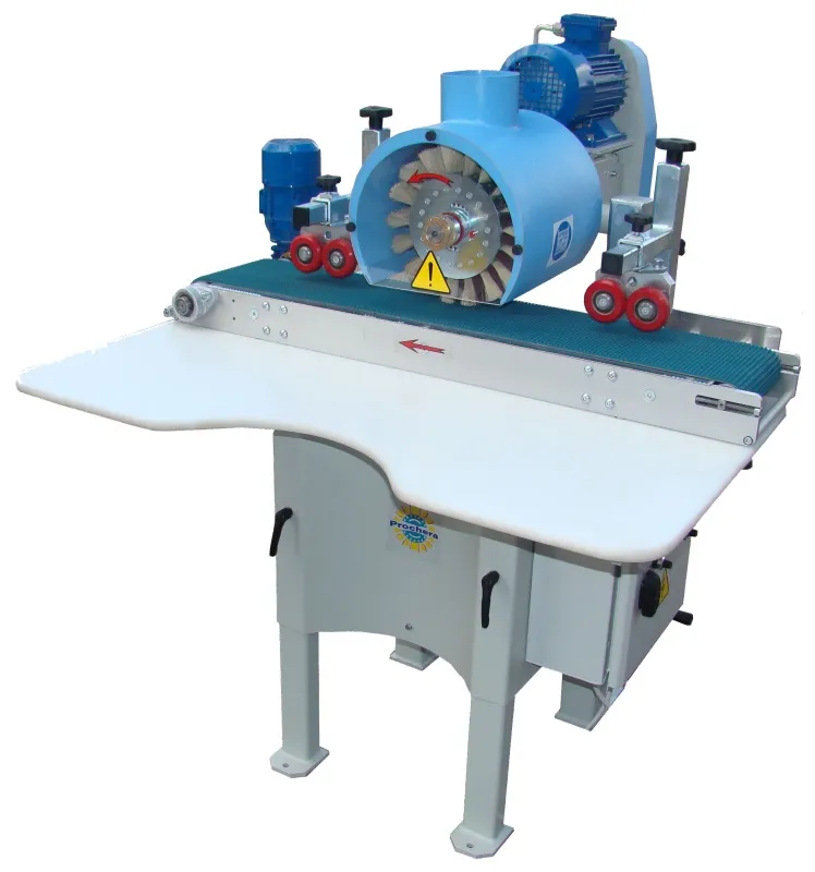 Suur lihvimasin siniste ja valgete elementidega